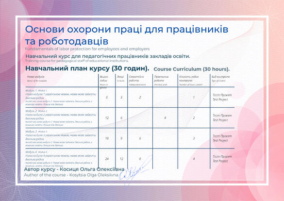 Сертифікат. Сторона №2