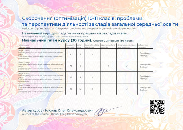 Сертифікат. Сторона №2
