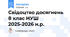 Свідоцтво досягнень 8 клас НУШ 2025-2026 н.р.