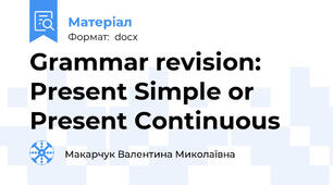 Grammar revision: Present Simple or Present Continuous