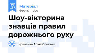 Шоу-вікторина знавців правил дорожнього руху