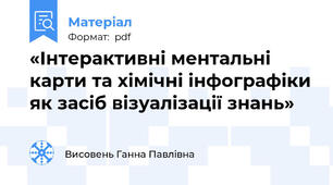 «Інтерактивні ментальні карти та хімічні інфографіки як засіб візуалізації знань»