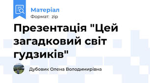 Презентація "Цей загадковий світ гудзиків"