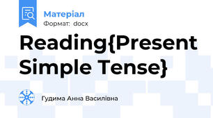 Reading{Present Simple Tense}
