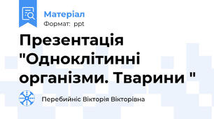 Презентація "Одноклітинні організми. Тварини "