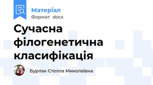 Сучасна філогенетична класифікація