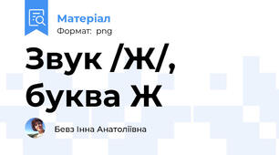 Звук /Ж/, буква Ж