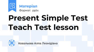 Present Simple Test Teach Test lesson