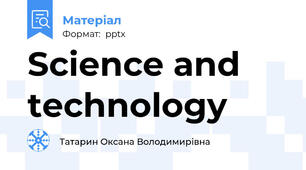Science and technology
