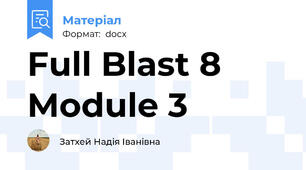 Full Blast 8 Module 3