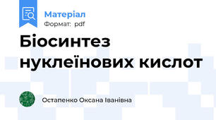 Біосинтез нуклеїнових кислот