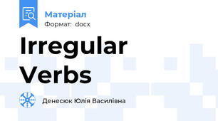 Irregular Verbs