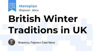 British Winter Traditions in UK