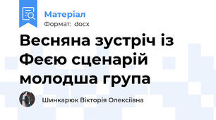 Весняна зустріч із Феєю сценарій молодша група