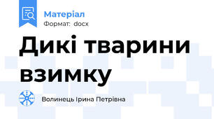 Дикі тварини взимку