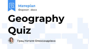 Geography Quiz