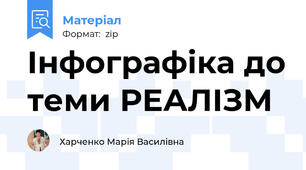 Інфографіка до теми РЕАЛІЗМ