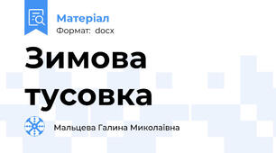 Зимова тусовка