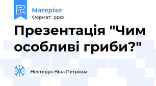 Презентація "Чим особливі гриби?"