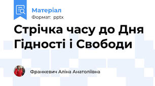 Стрічка часу до Дня Гідності і Свободи