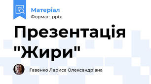 Презентація "Жири"