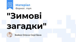 "Зимові загадки"
