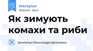 Як зимують комахи та риби
