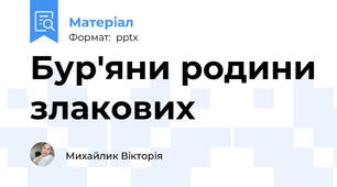 Бур'яни родини злакових