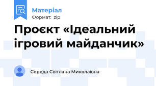 Проєкт «Ідеальний ігровий майданчик»