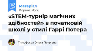 «STEM-турнір магічних здібностей» в початковій школі у стилі Гаррі Потера