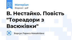 В. Нестайко. Повість "Тореадори з Васюківки"