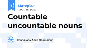 Countable uncountable nouns