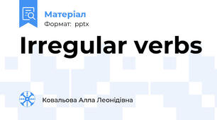 Irregular verbs