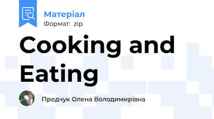Cooking and Eating