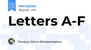 Letters A-F