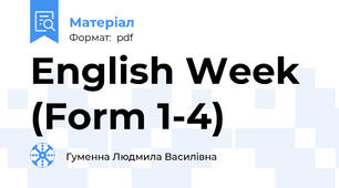 English Week (Form 1-4)