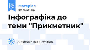 Інфографіка до теми "Прикметник"