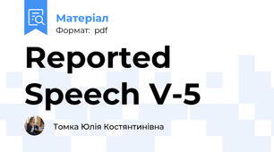 Reported Speech V-5