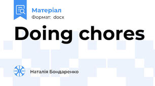 Doing chores