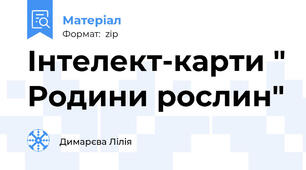 Інтелект-карти " Родини рослин"