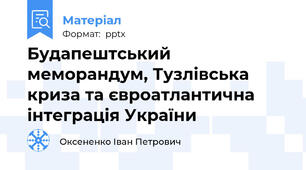 Будапештський меморандум, Тузлівська криза та євроатлантична інтеграція України