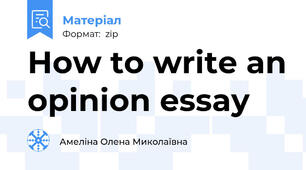How to write an opinion essay