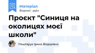 Проєкт "Синиця на околицях моєї школи"