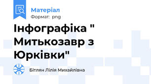 Інфографіка " Митькозавр з Юрківки"