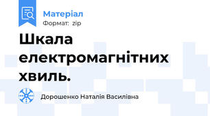 Шкала електромагнітних хвиль.