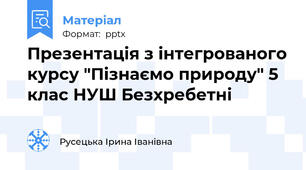 Презентація з інтегрованого курсу "Пізнаємо природу" 5 клас НУШ Безхребетні
