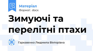 Зимуючі та перелітні птахи