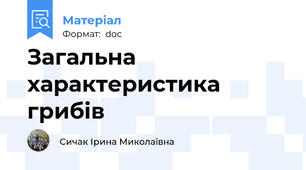 Загальна характеристика грибів