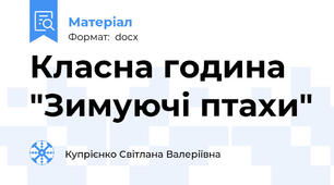 Класна година "Зимуючі птахи"