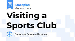 Visiting a Sports Club